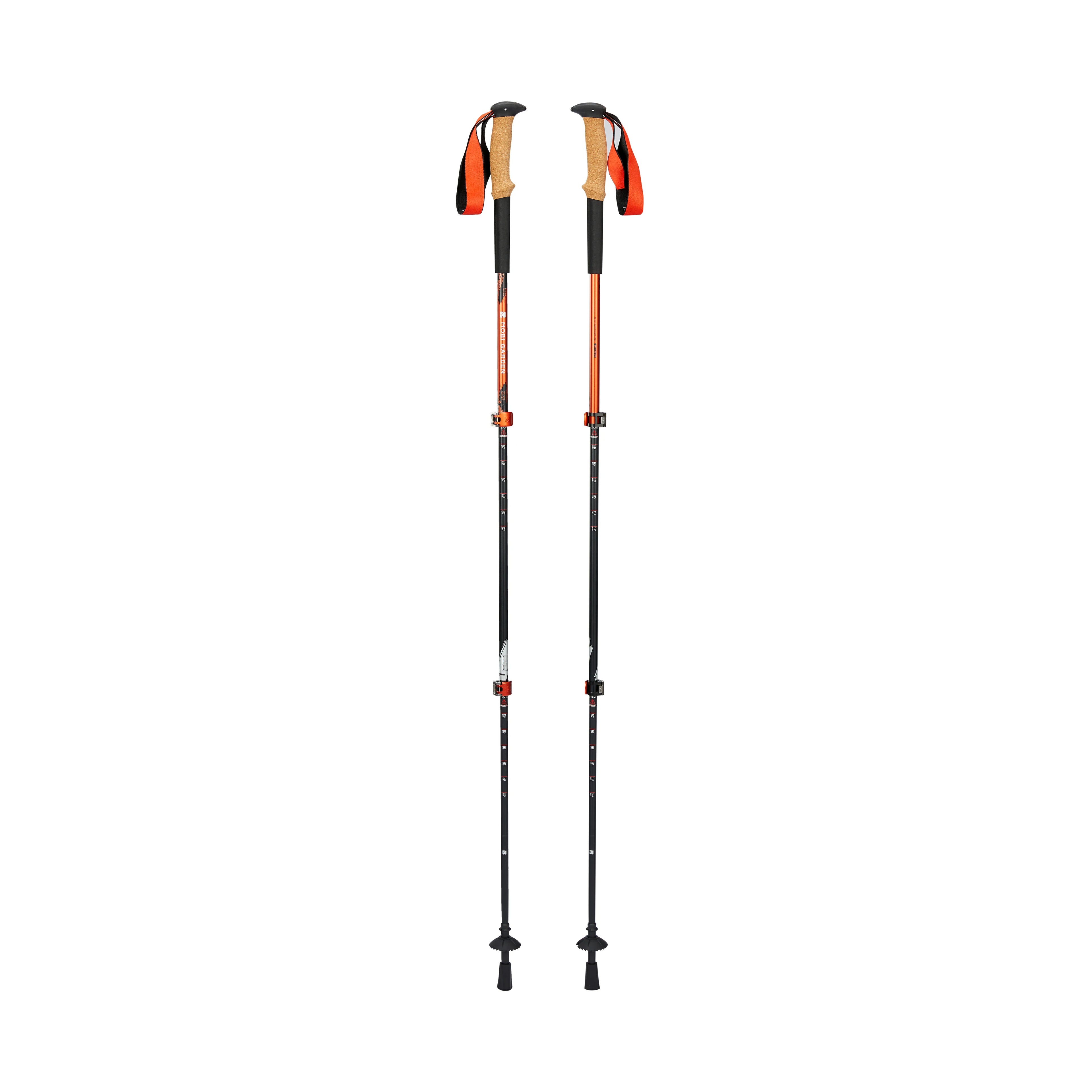 Kangri Cork Trekking Poles - Alpenglow / Obsidian