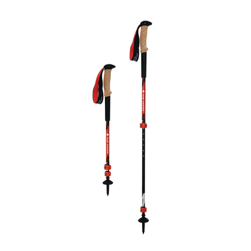 MOBI GARDEN KANGRI Cork Trekking Poles - Alpenglow / Obsidian