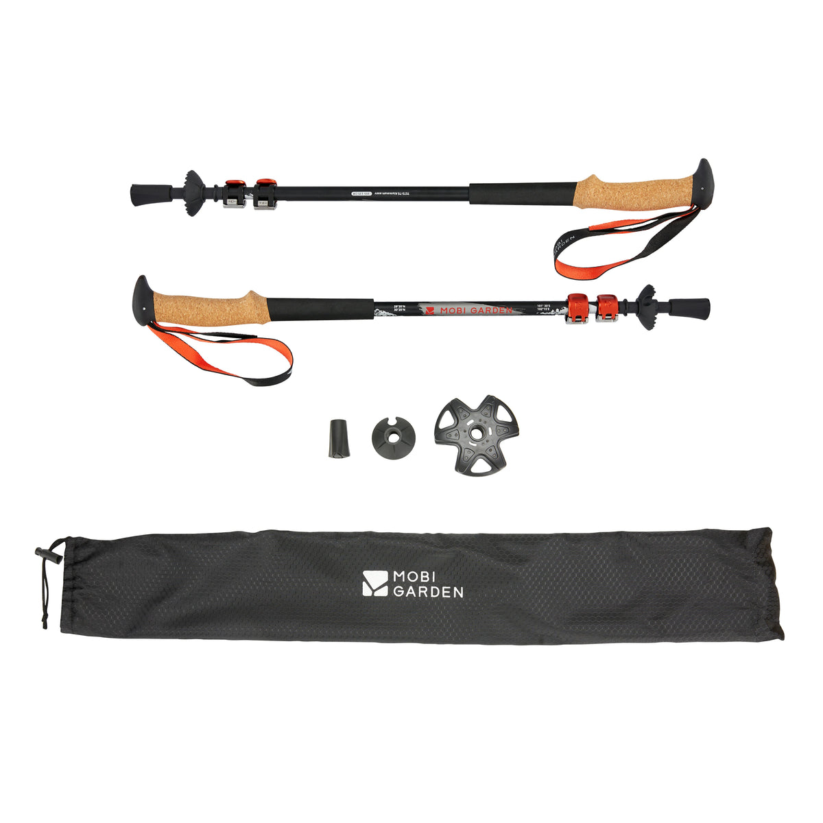 Kangri Cork Trekking Poles - Nightfall / Rime