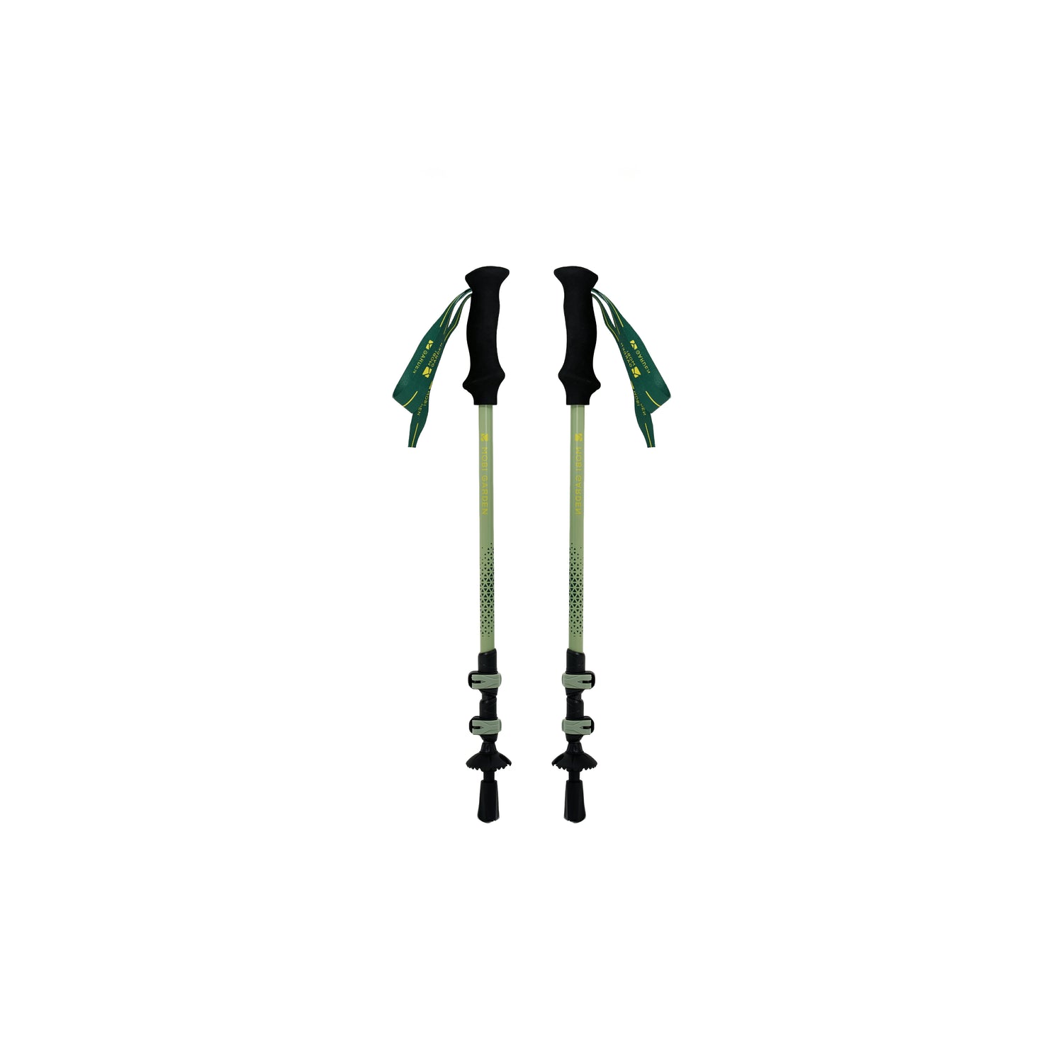 MOBI GARDEN TANGLA Carbon Trekking Poles - Moss