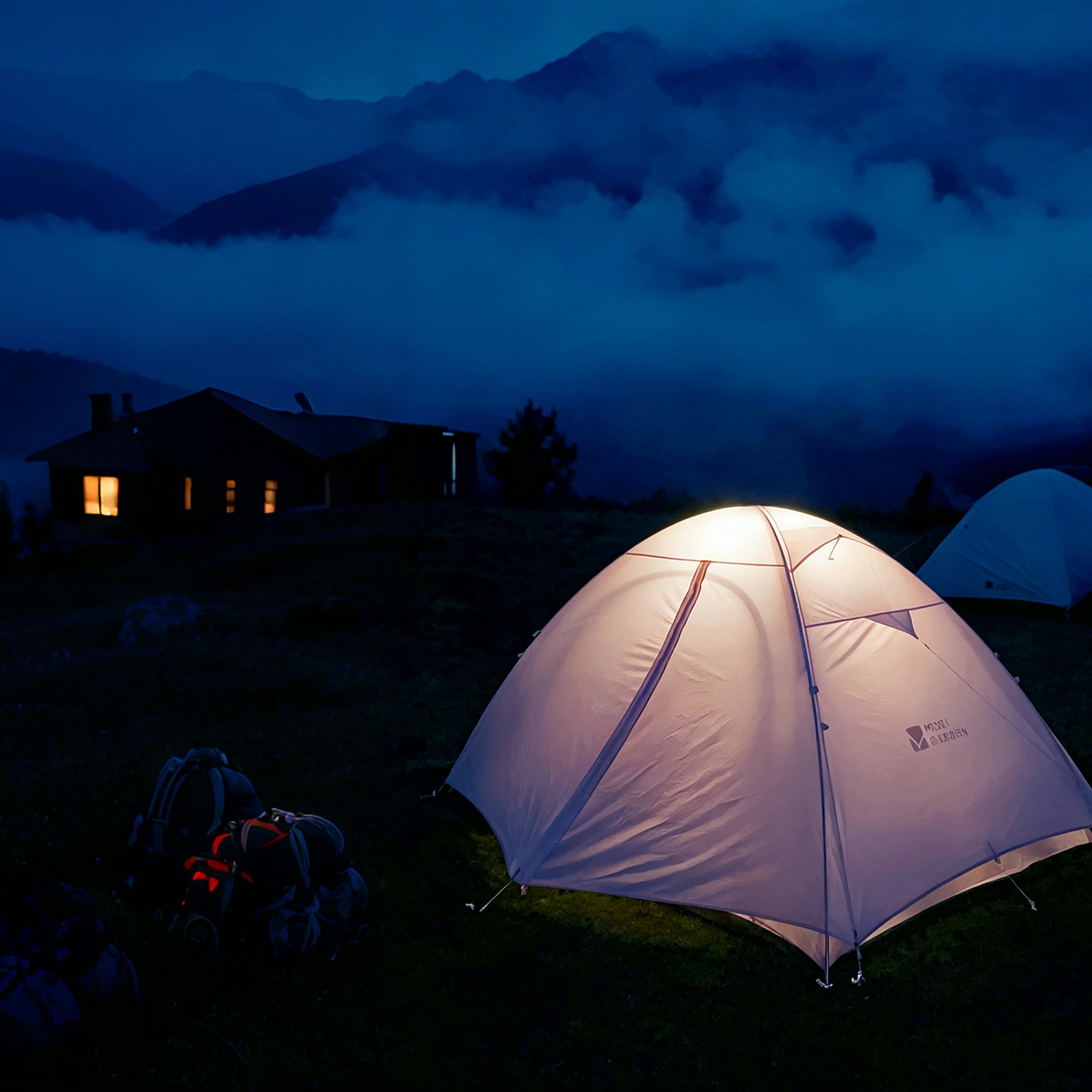 Ultralight Backpacking Tent, 2 Person Freestanding Hiking Tent, Waterproof 3-Season